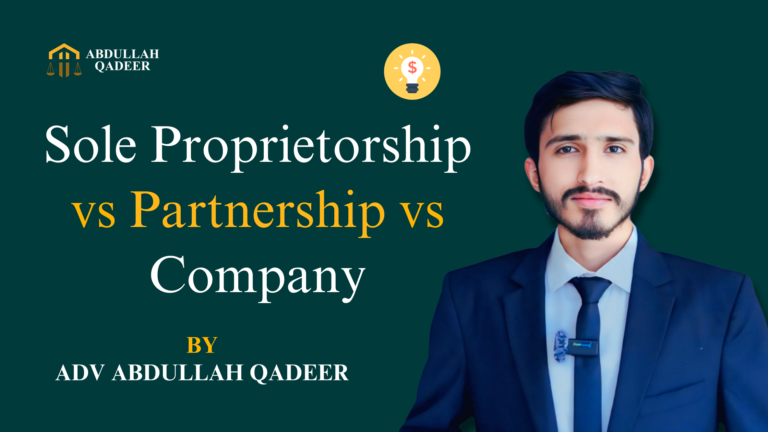 What is Sole Proprietorship vs Partnership vs Company